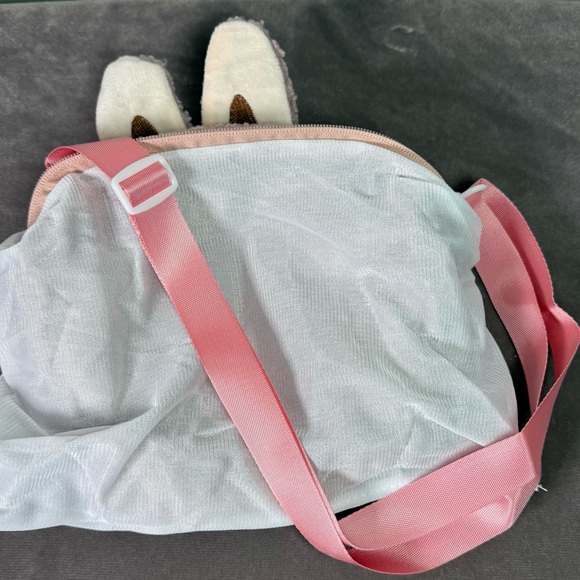 Plush Crossbody bag monster Design Bunny Ears 34 x 12 x 26 New - Picture 11 of 11